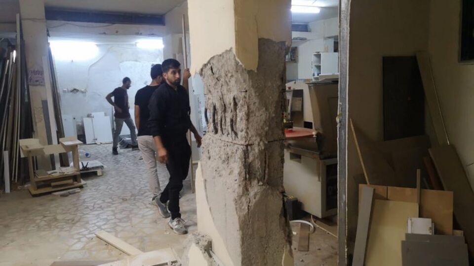 Bahçelievler'de kolonları patlayan bina boşaltıldı!