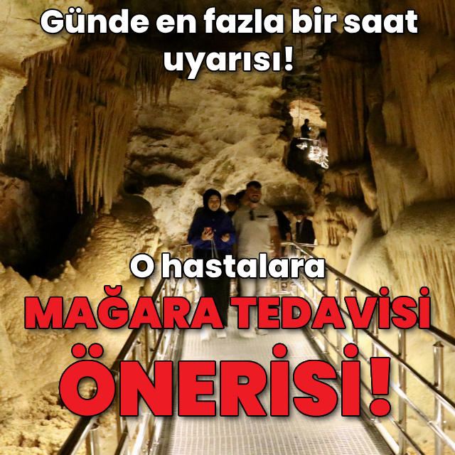 Solunum yolu hastalarına "mağara tedavisi" önerisi