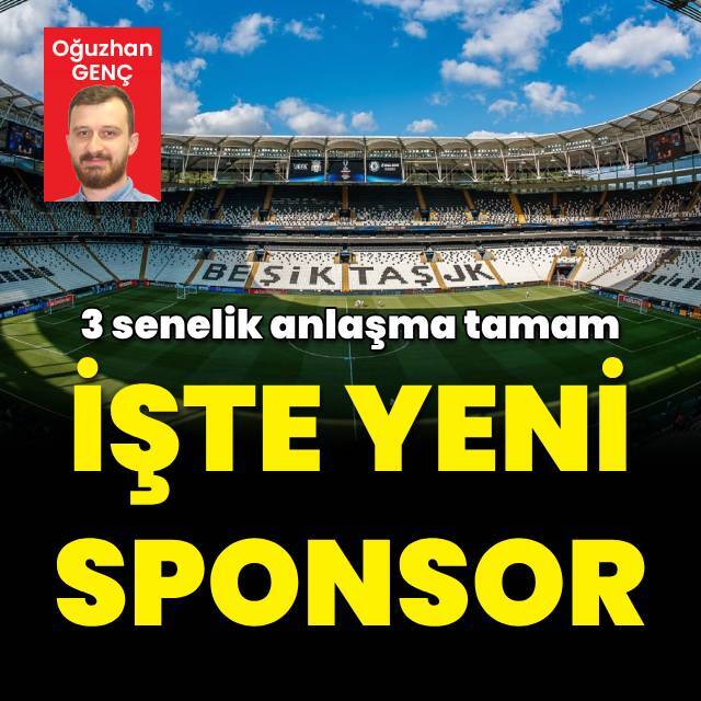 Beşiktaş'ın stat sponsoru belli oldu!