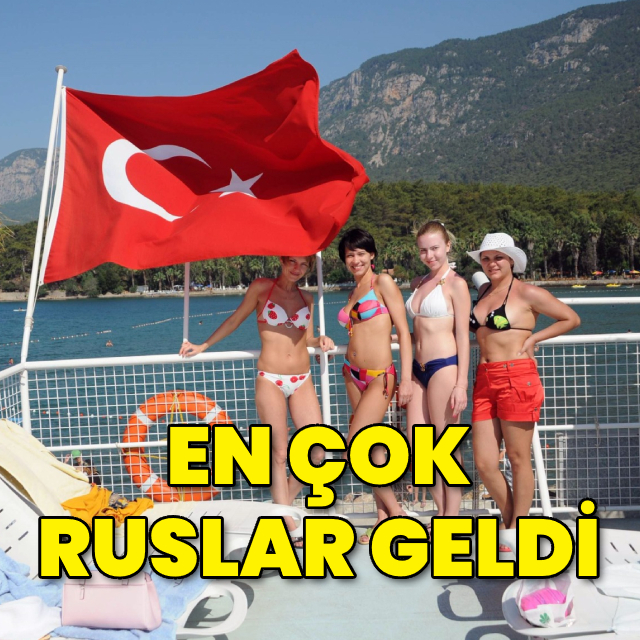 En çok Ruslar geldi