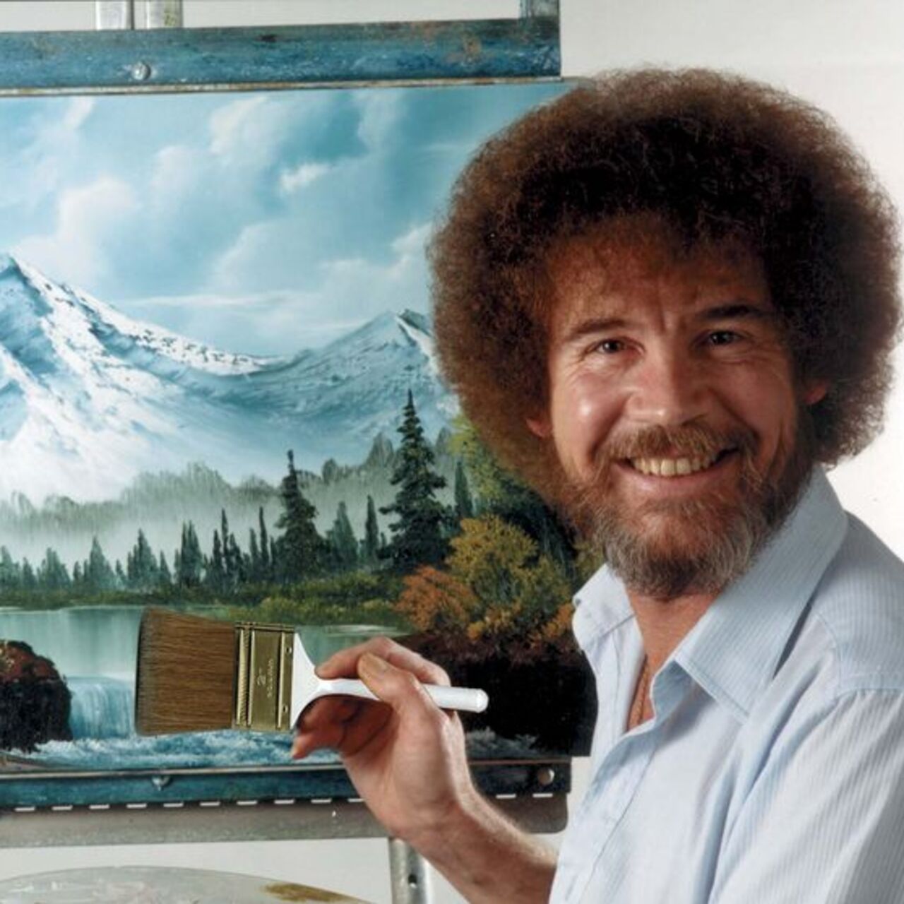 Bob Ross'un programda yaptığı ilk tablo satışta