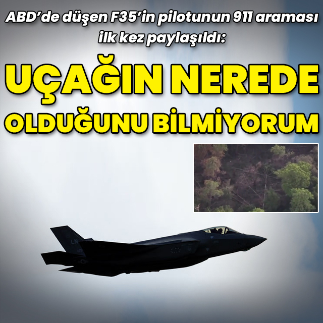 "Uçağın nerede olduğundan emin değilim"