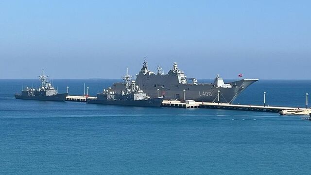 TCG Anadolu Mersin'de