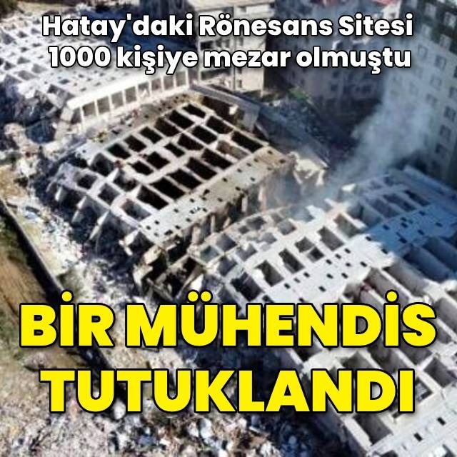 Rönesans Sitesi mühendisine tutuklama