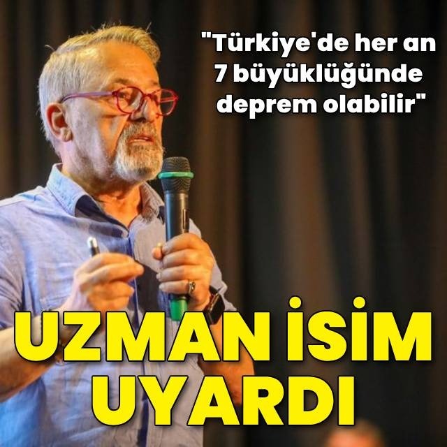 Uzman isim uyardı: Her an deprem olabilir