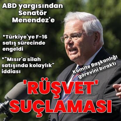 ABD'nin etkili senatörü Menendez'e 'rüşvet' suçlaması
