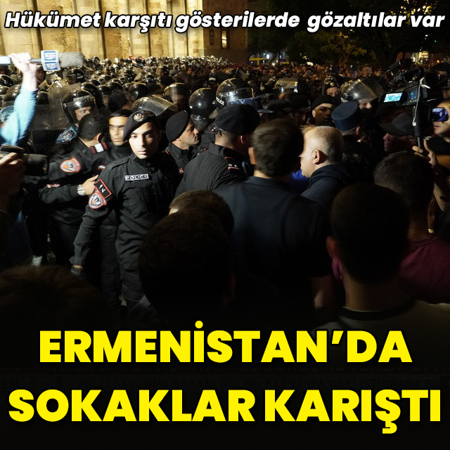 Ermenistan'da hükümet karşıtı gösteriler