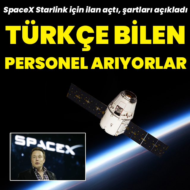 SpaceX Türkçe bilen personel arıyor