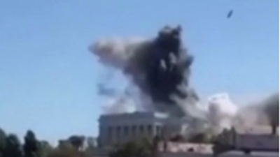 Rus karargahına saldırının görüntüleri ortaya çıktı