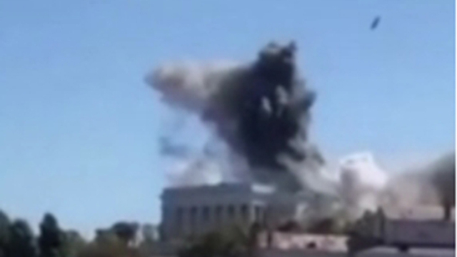  Rus karargahına saldırının görüntüleri ortaya çıktı