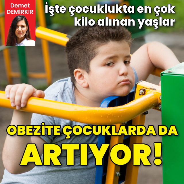 Obezite çocuklar arasında da yayılıyor!