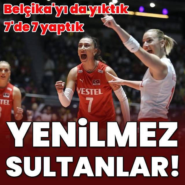 Kusursuz Sultanlar! 7'de 7 ile zirvedeyiz