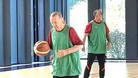 Cumhurbaşkanı Erdoğan'dan basketbol şov