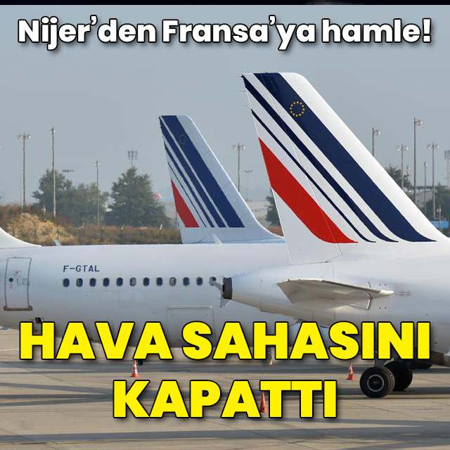 Nijer, hava sahasını Fransa'ya kapattı