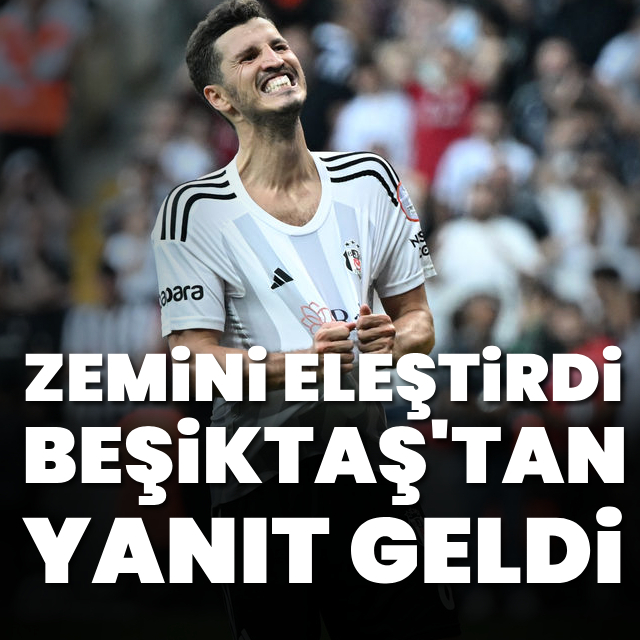 Salih'ten eleştiri, Beşiktaş'tan yanıt