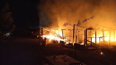 Ordu'daki yangında 7 bungalov kullanılamaz hale geldi