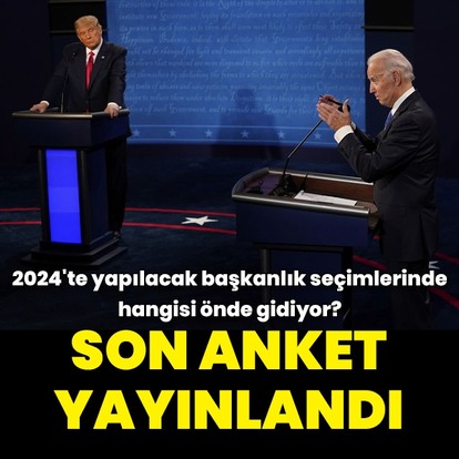 Biden son ankete göre Trump'ın 9 puan gerisinde