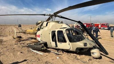 Irak'ta askeri helikopter düştü
