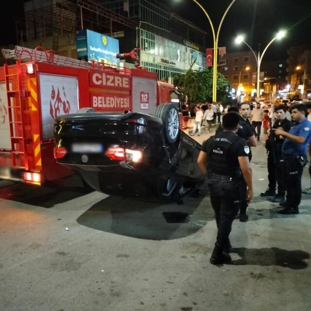 Cizre'de trafik kazası: 5 yaralı