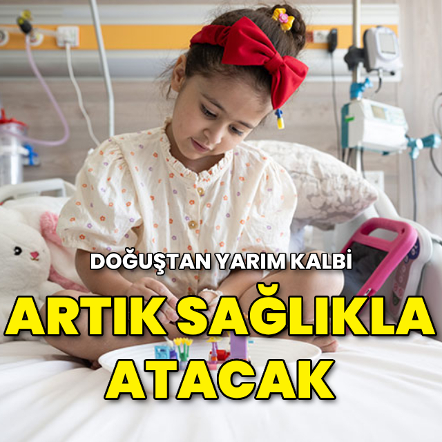 Minik Defne'nin doğuştan "yarım kalbi" artık sağlıkla atacak