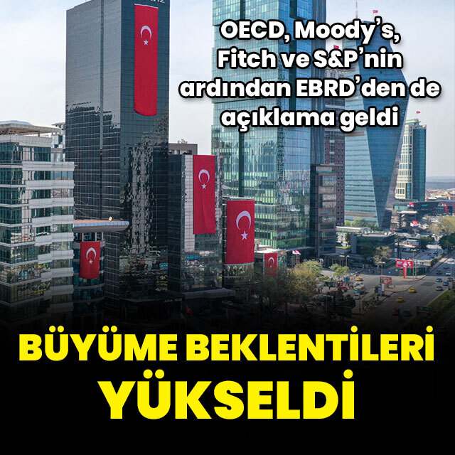 Türkiye için büyüme beklentisini yükseltti