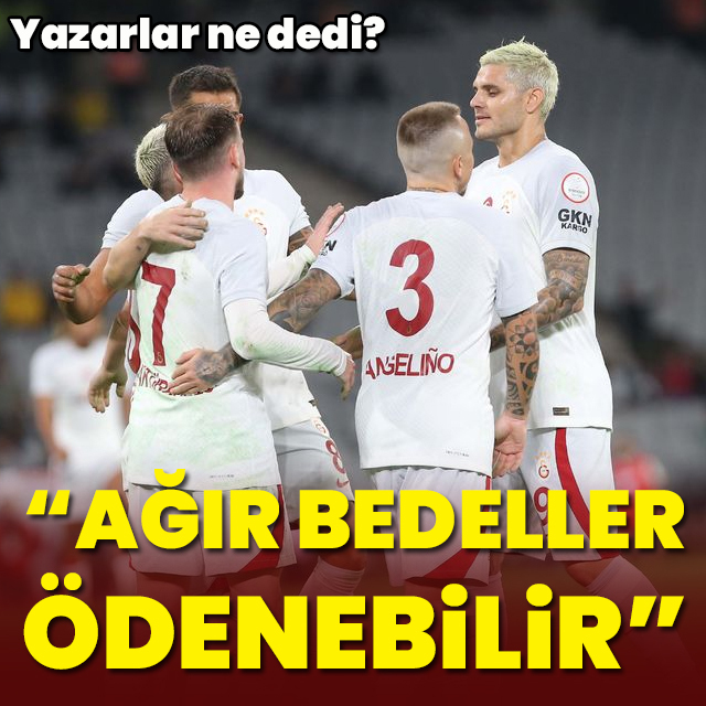 "Ağır bedeller ödenebilir"