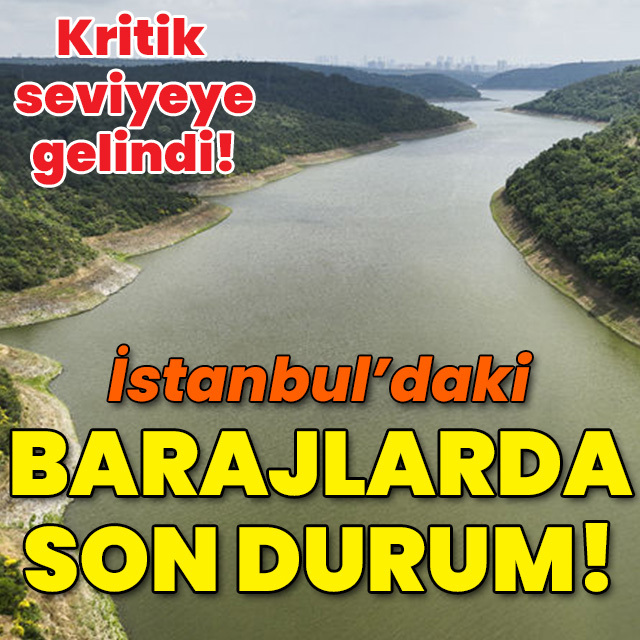 Kritik seviyeye gelindi! Barajlarda son durum!