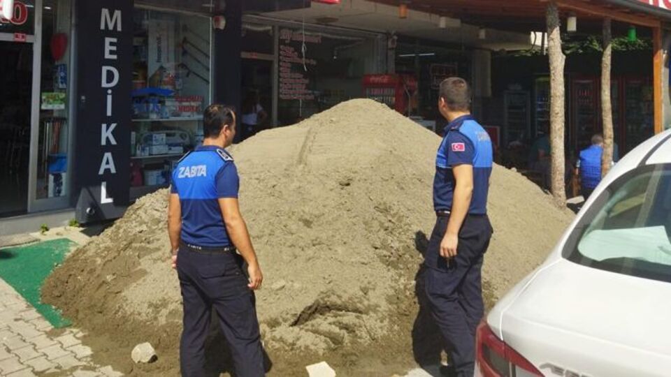 Kiracıya 'kumla' zorbalık cezasız kalmadı!