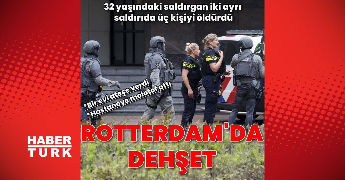 Rotterdam’da üniversite talebesi komşusunu ve hocasını vurdu: Üç şahıs öldü
