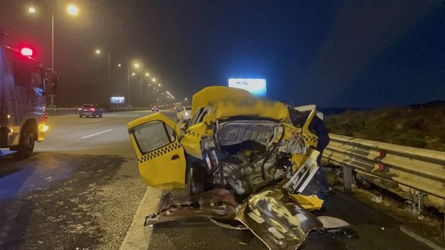 Kuzey Marmara Otoyolu'nda trafik kazası: 3 yaralı