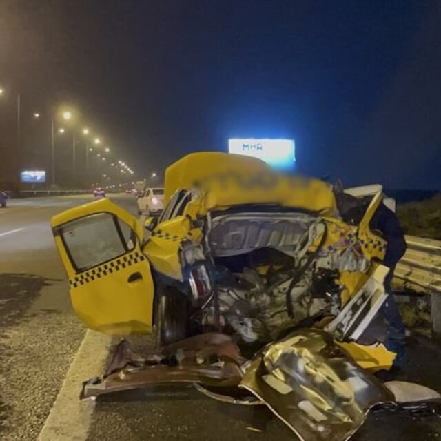 Kuzey Marmara Otoyolu'nda trafik kazası: 3 yaralı