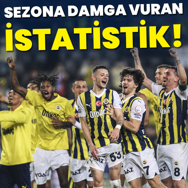 Sezona damga vuran istatistik!