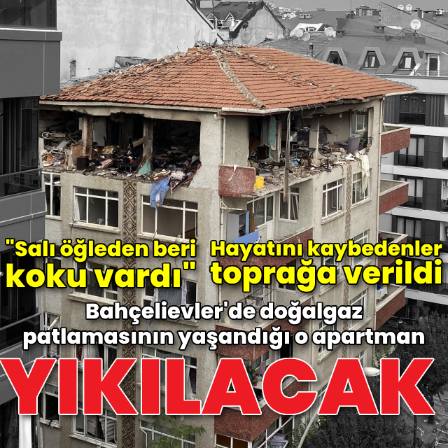 O apartman için yıkım kararı!