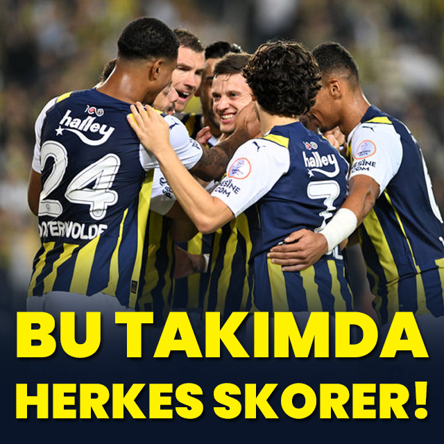 Bu takımda herkes skorer!
