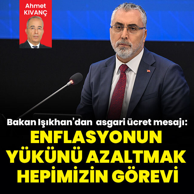 “Enflasyonun yükünü azaltmak hepimizin görevi”
