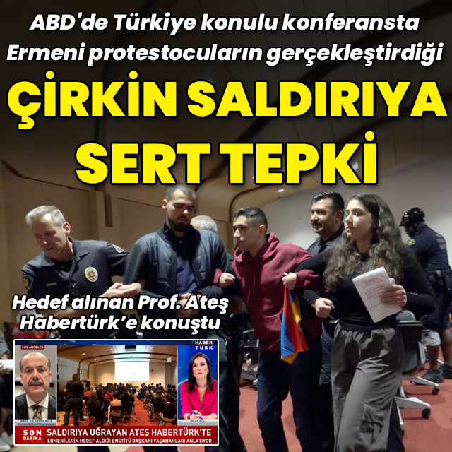 ABD'de Ermeni protestoculara polis müdahale etti