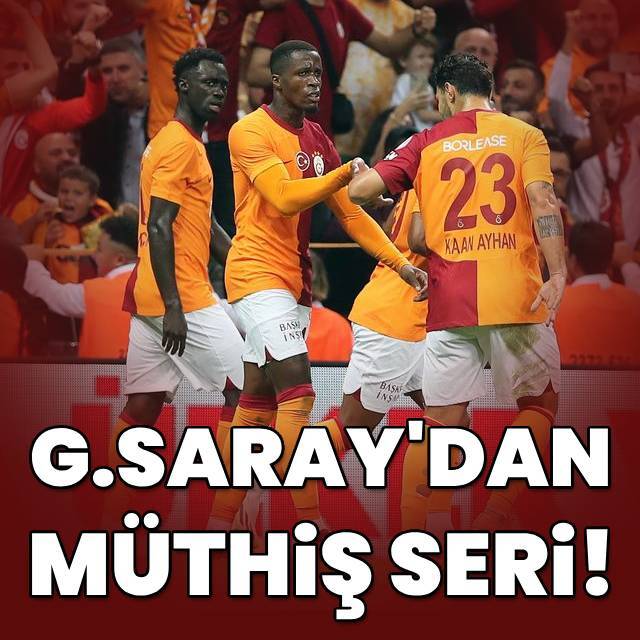 G.Saray'dan müthiş seri!