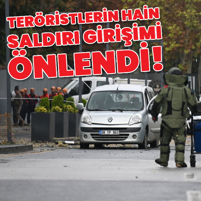 Teröristlerin hain saldırı girişimi önlendi!