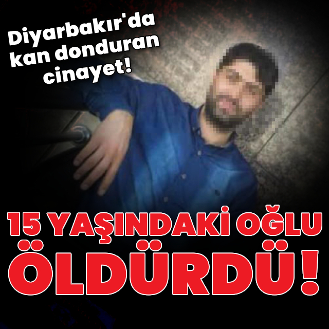 15 yaşındaki çocuk baba katili oldu!