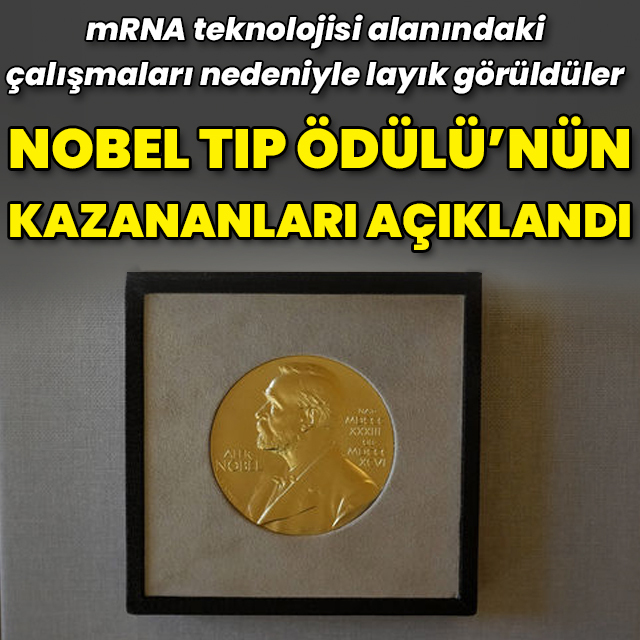 2023 Nobel Tıp Ödülü'nün kazananları açıklandı