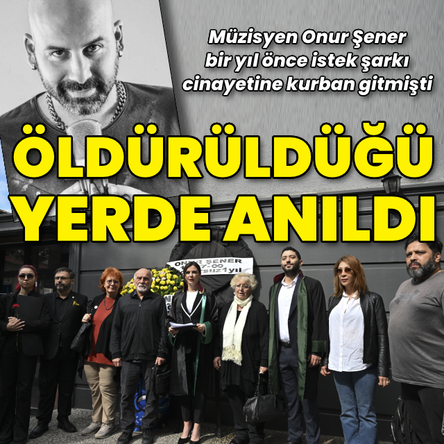 Onur Şener anıldı
