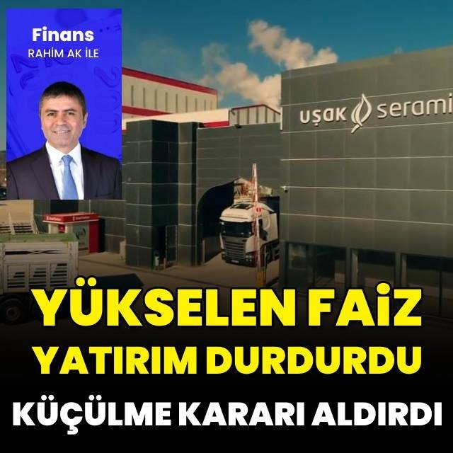 Yükselen faiz yatırım durdurdu