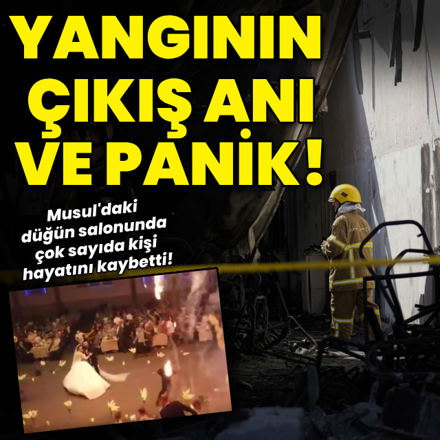 Düğündeki yangın faciasının ilk anları ortaya çıktı!