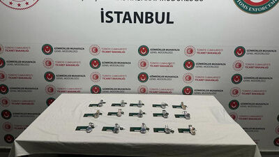 Havalimanında ele geçirildi! Tam 15 adet! Değeri 7.5 milyon TL!