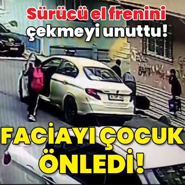 İstanbul'da yaşandı! Faciayı çocuk önledi!