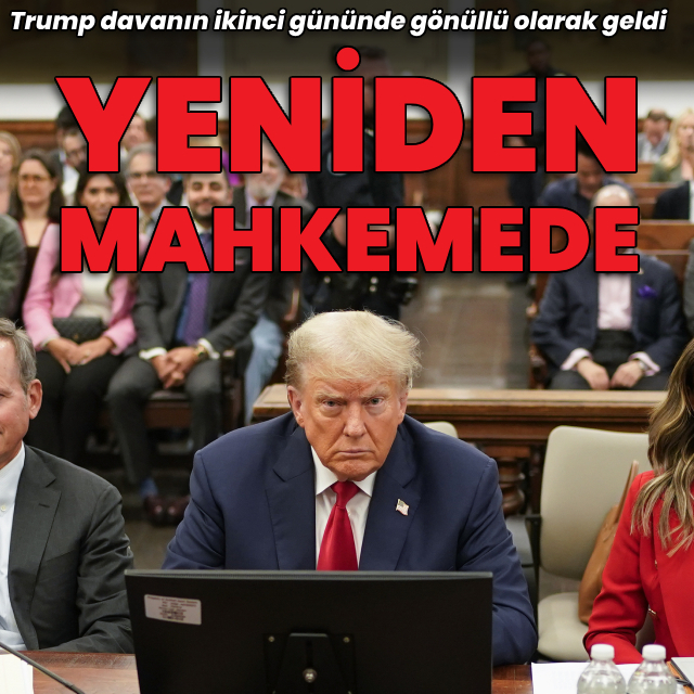 Trump yeniden mahkemede