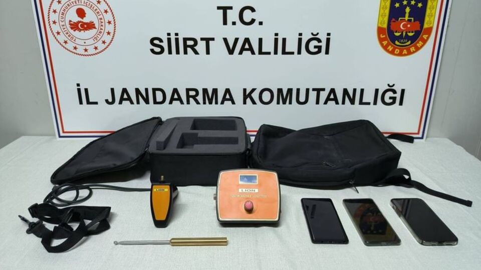 Siirt'te izinsiz kazı operasyonu: 3 gözaltı