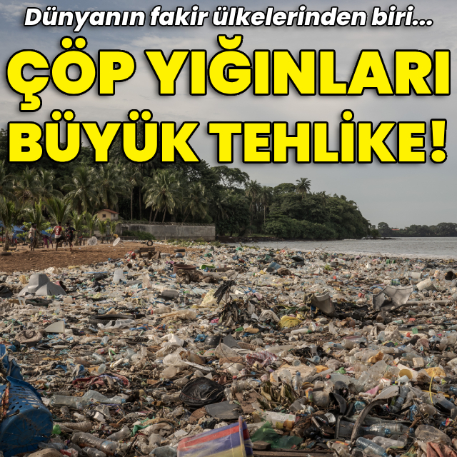 Dünyanın fakir ülkelerinden... Çöp yığınları büyük tehlike!