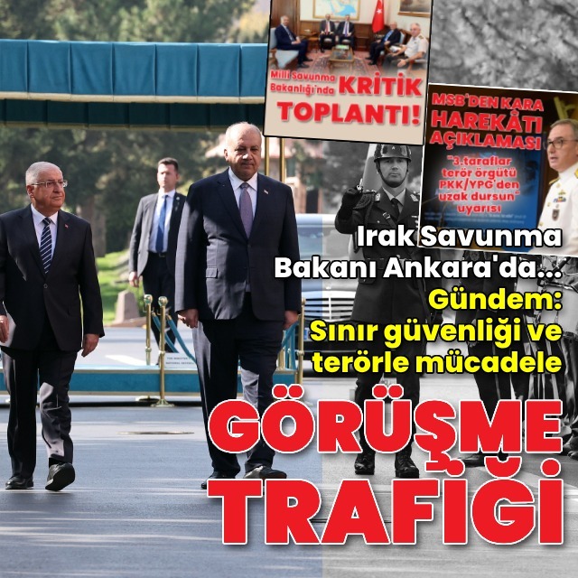 Irak Savunma Bakanı Ankara'da