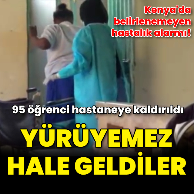 Kenya'da belirlenemeyen hastalık nedeniyle yaklaşık 95 kız öğrenci hastaneye kaldırıldı